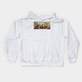 The Triumph of Mordecai by Jean-Francois de Troy Kids Hoodie